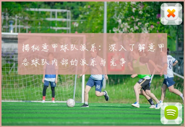 揭秘意甲球队派系：深入了解意甲各球队内部的派系与竞争